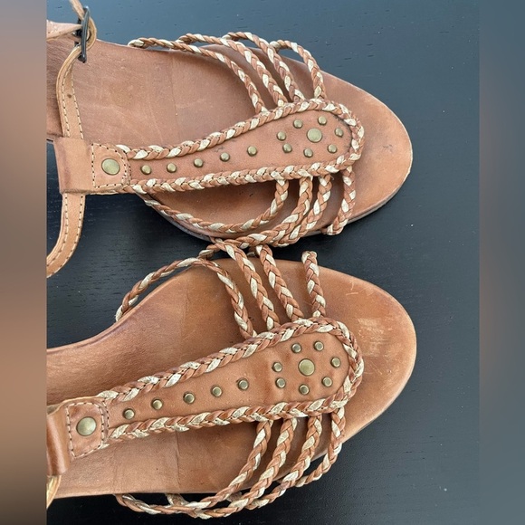 Emporiona Sao Paulo Brown Sandals with Braided Straps size 8 - Picture 6 of 8